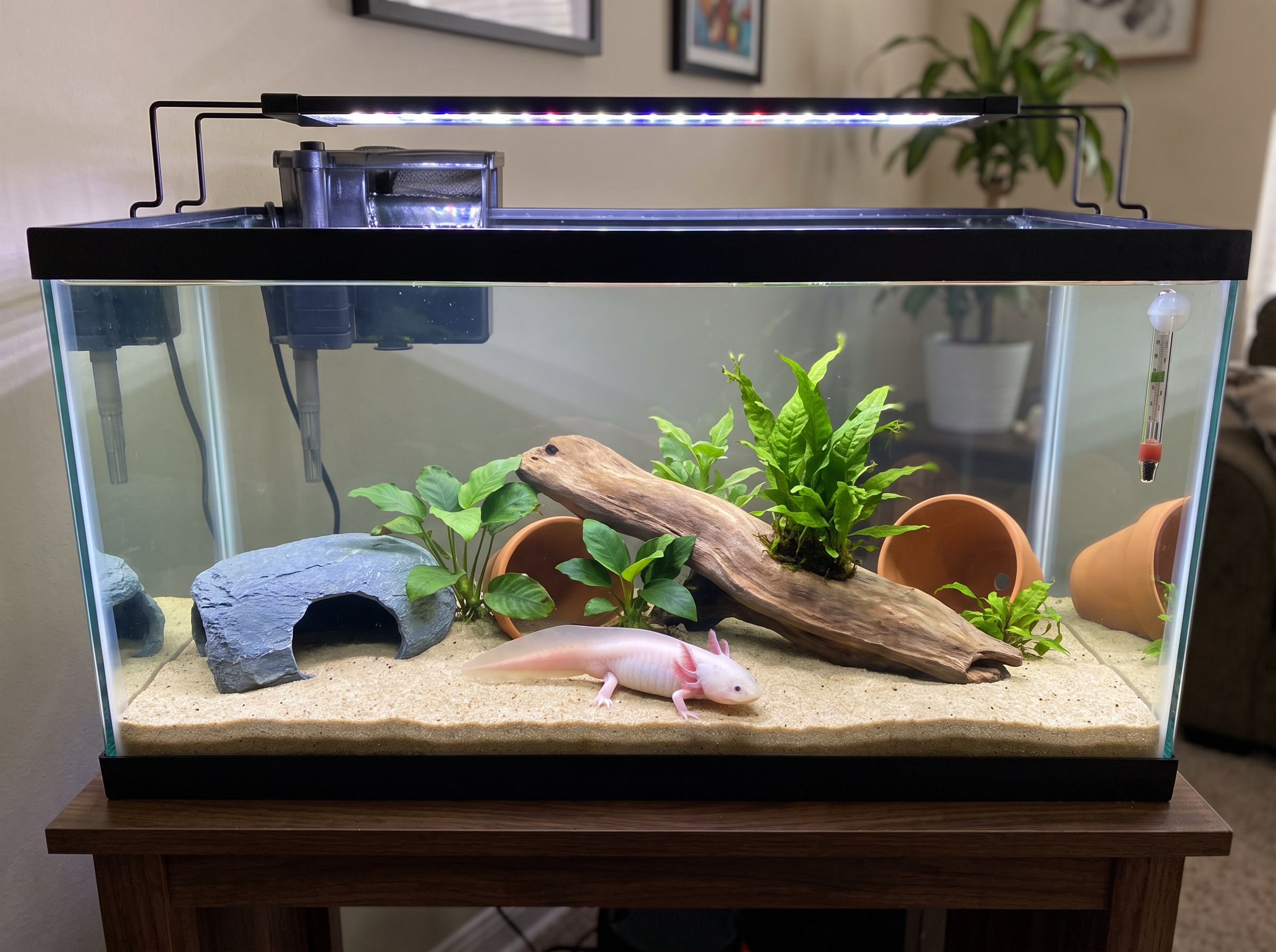 20 Gallon Axolotl Tank
