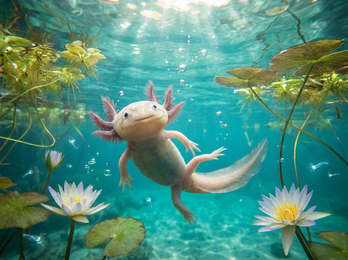Axolotl Floating Axolotl Floating