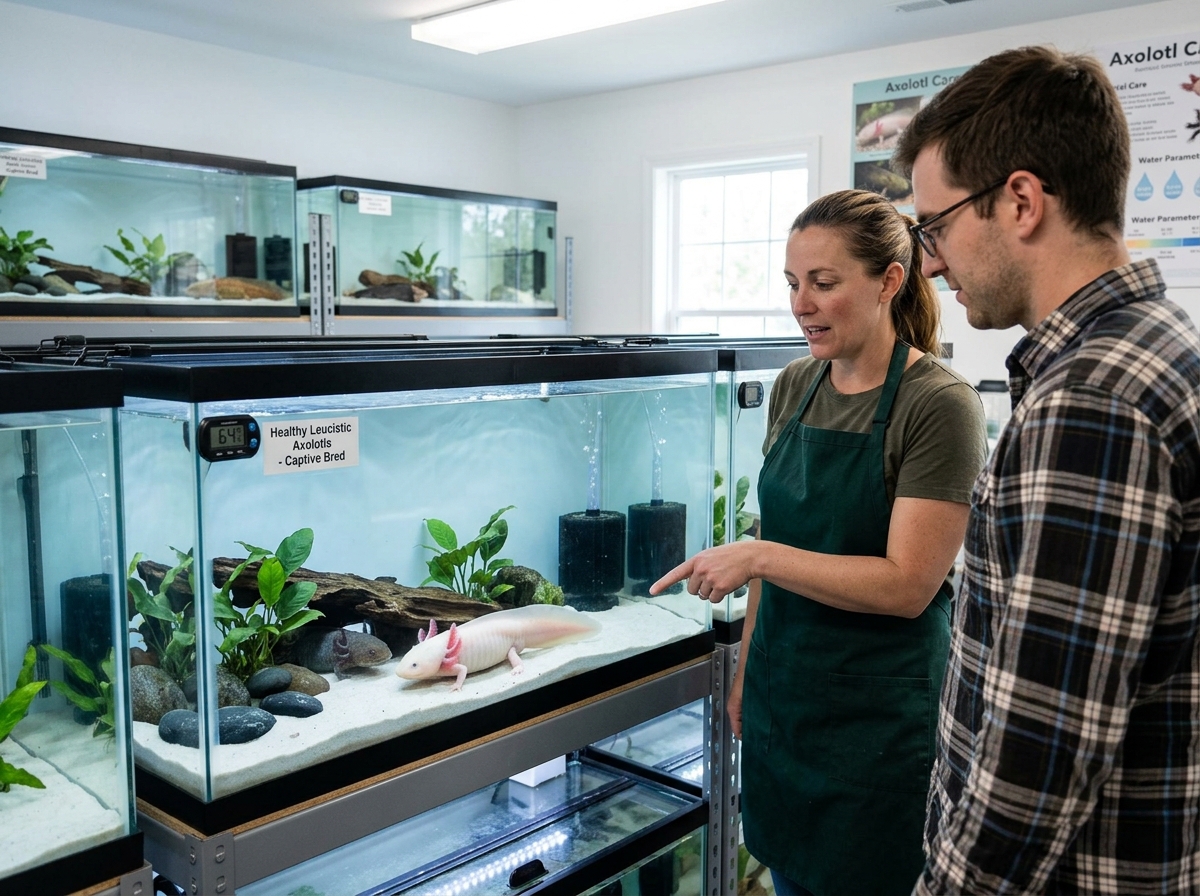 Buy a Healthy Axolotl from Reputable Breeders