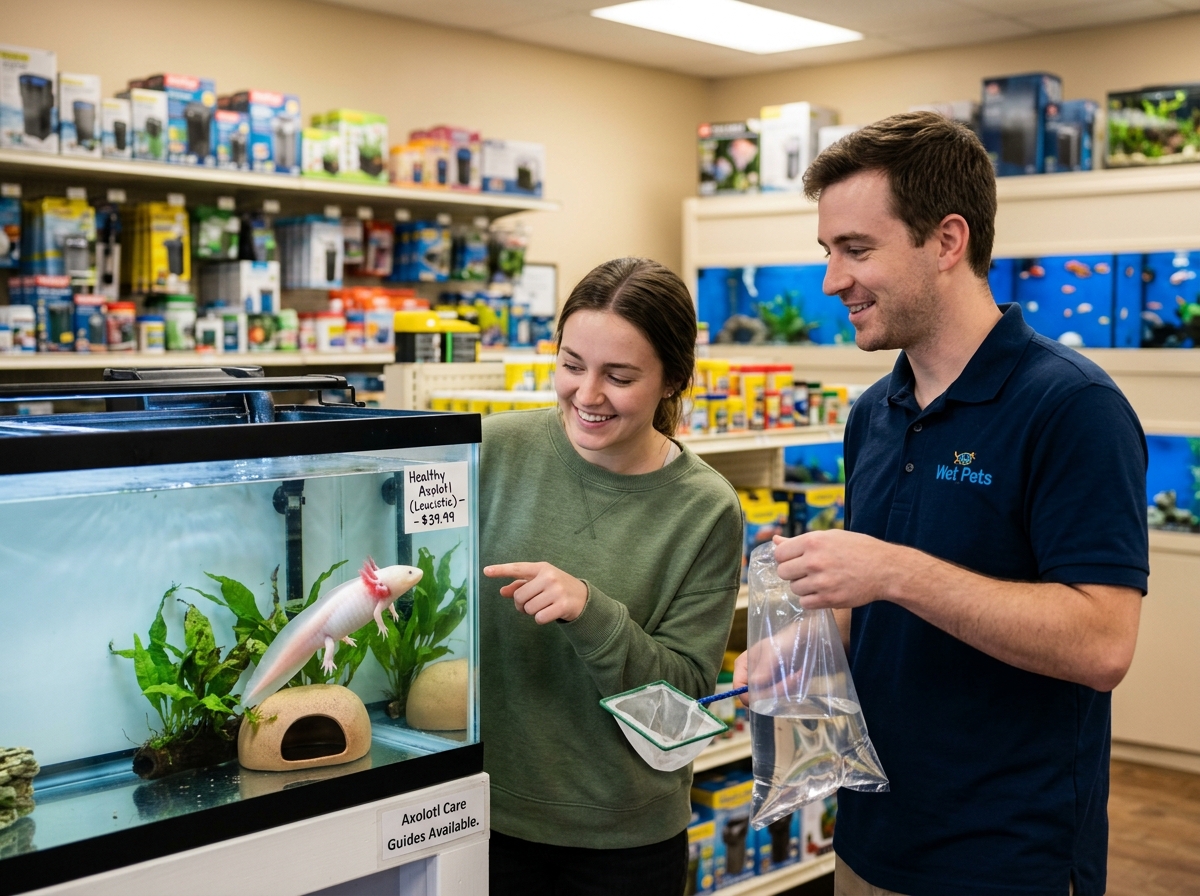 Buy a Healthy Axolotl