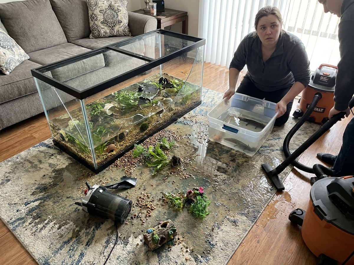 Your Axolotl Tank Crashed
