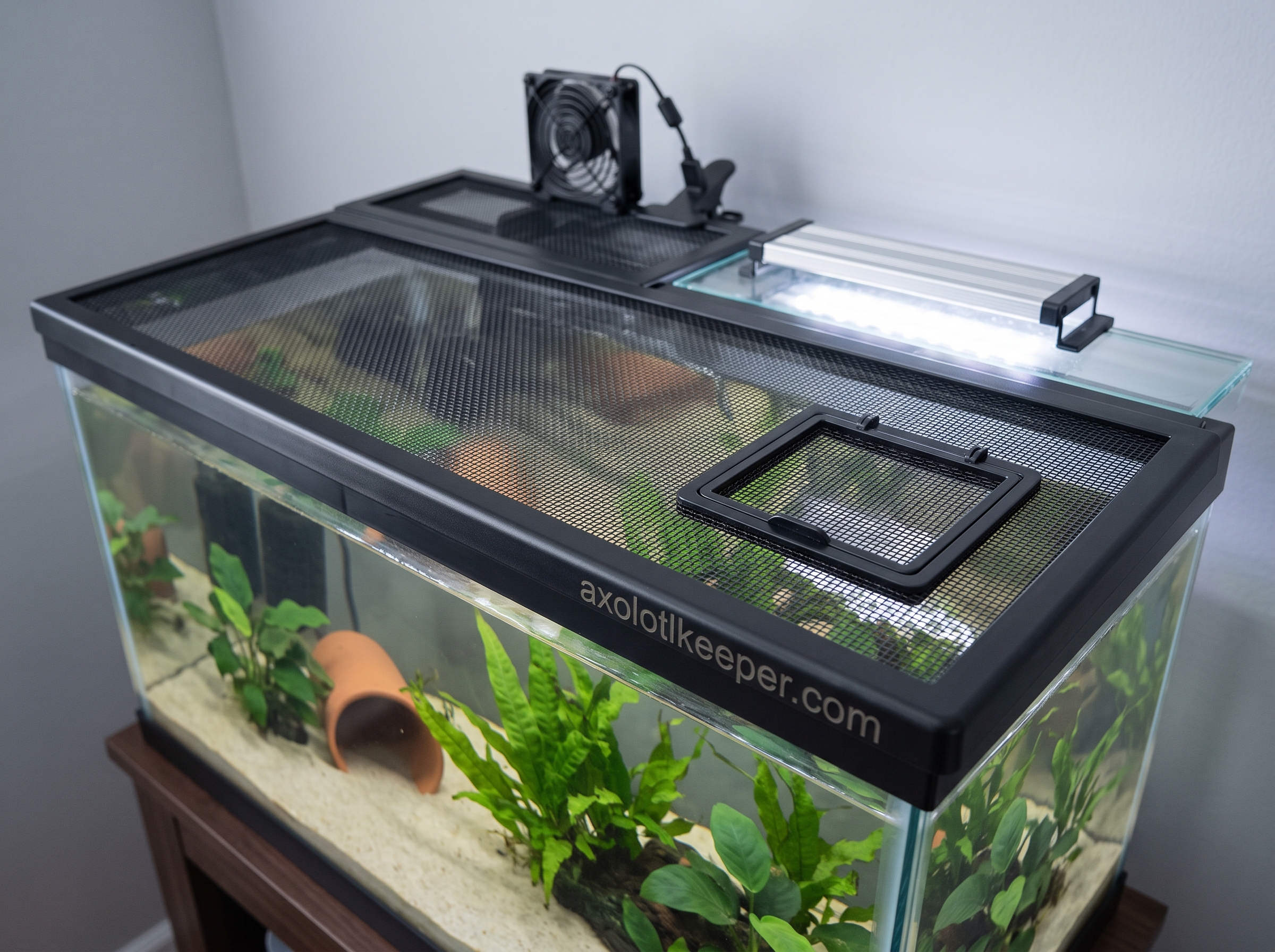 axolotl tank lid