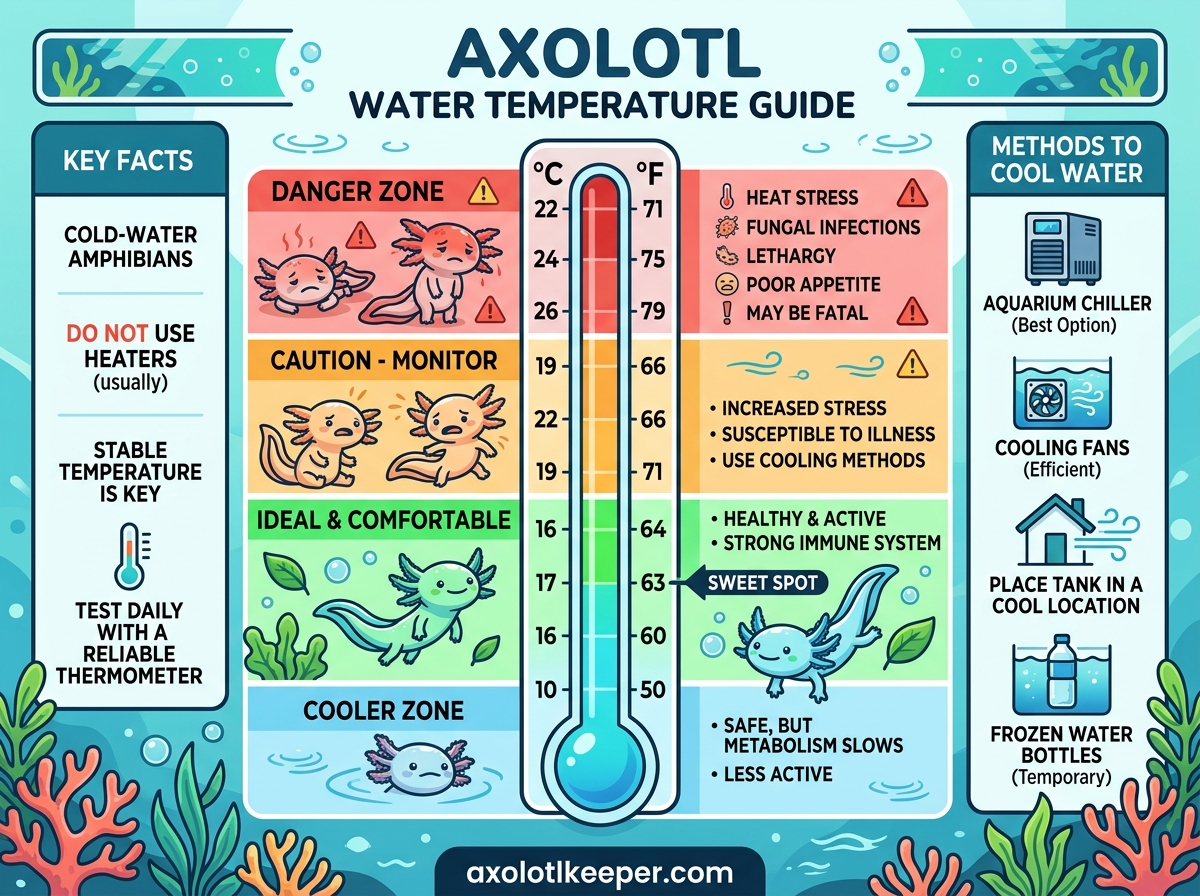 Guide to Axolotl Water Temperature