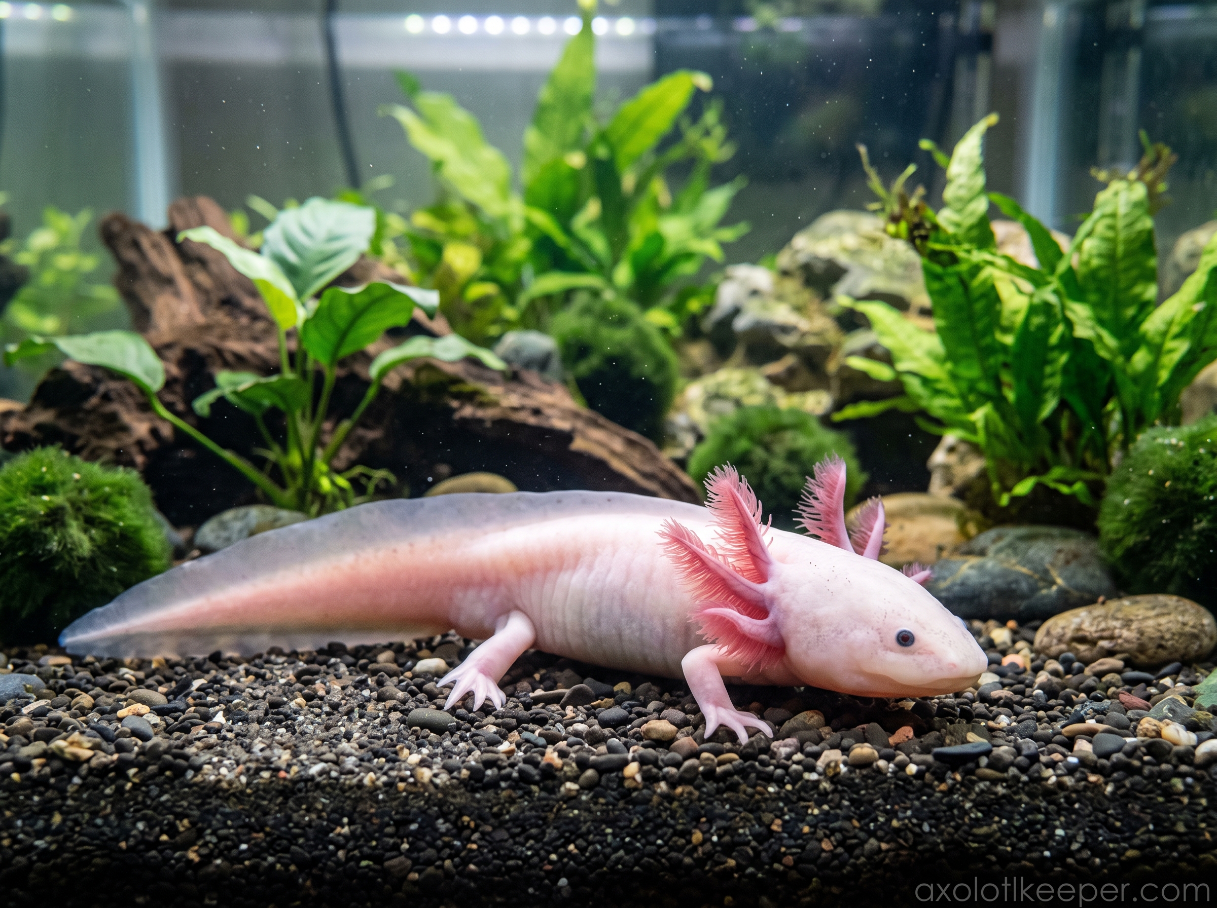 axolotl staying still