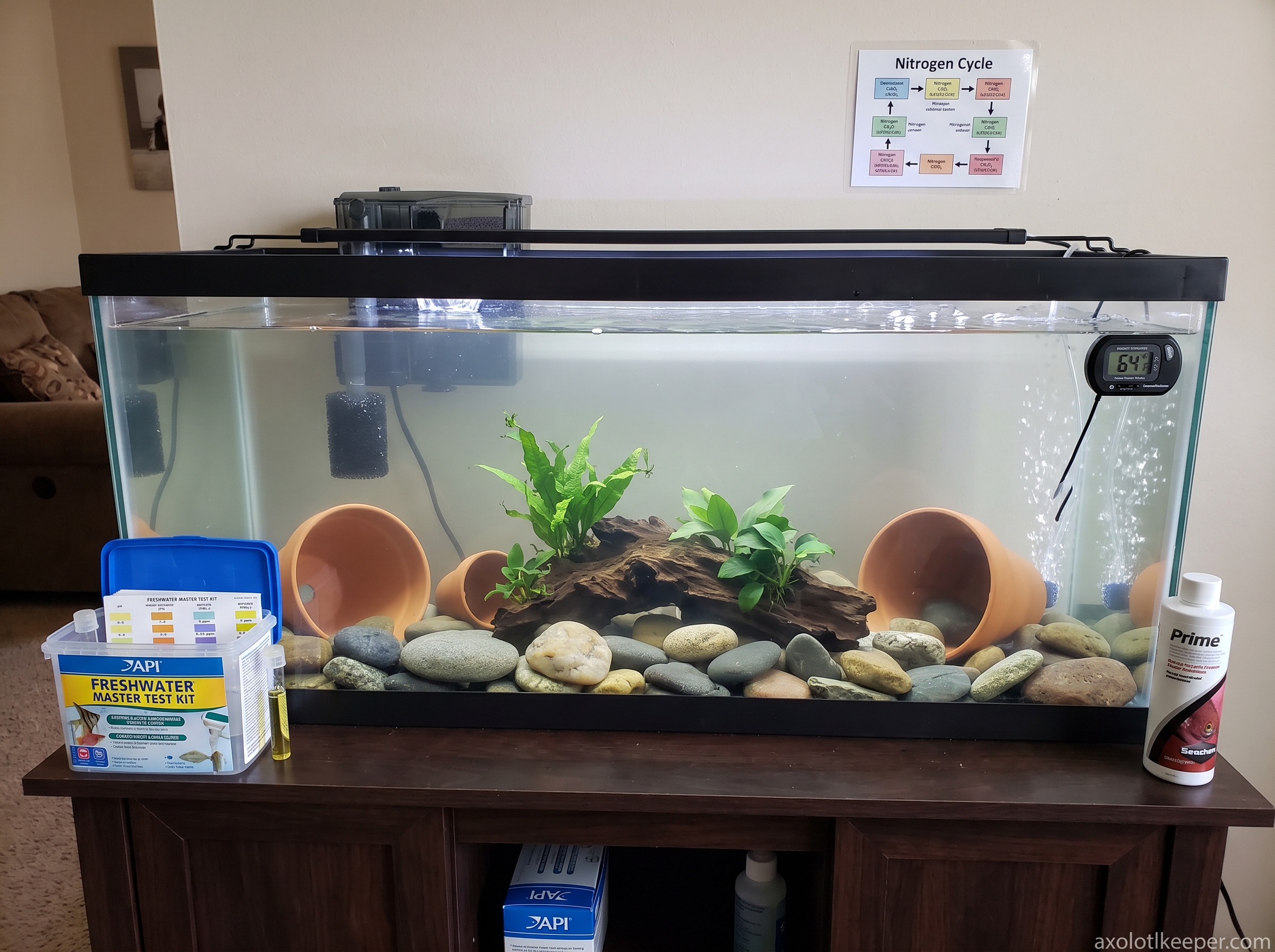 cycling a tank for axolotl