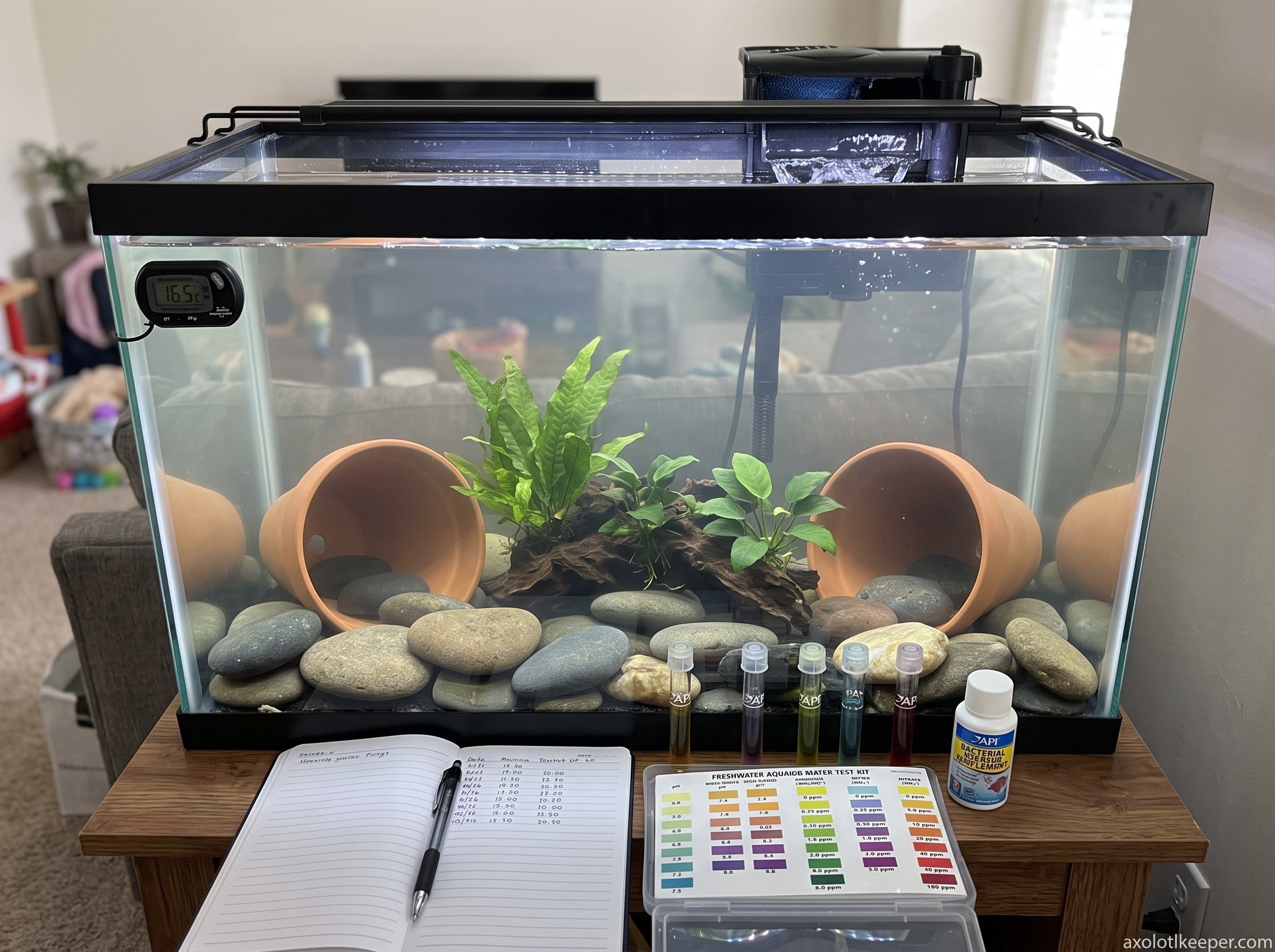 cycling a tank for axolotl